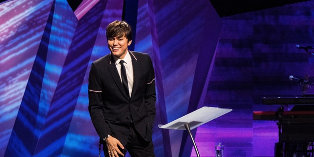 Joseph Prince, pastor of New Creation Church in Singapore, speaks to his 33,000 member congregation.