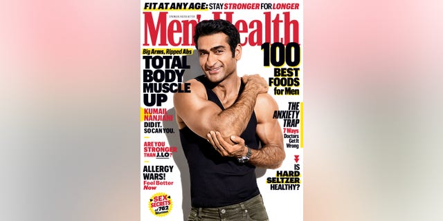 Nanjiani on the April cover of Men's Health