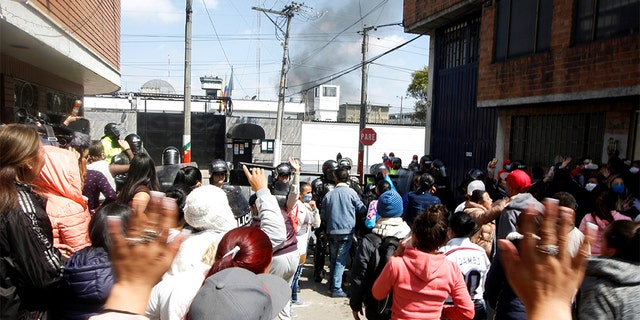 Colombia prison riot kills at least 23 amid coronavirus fears, officials say 1 Smoke coming out of La Modelo prison after the riot got underway.