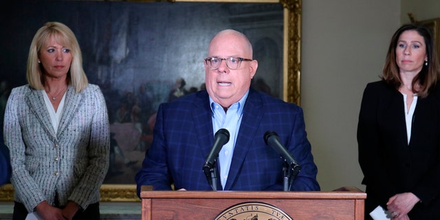 Maryland Gov. Larry Hogan the state has experienced a "tragic coronavirus outbreak" at the Pleasant View Nursing Home in Mount Airy, Md.
