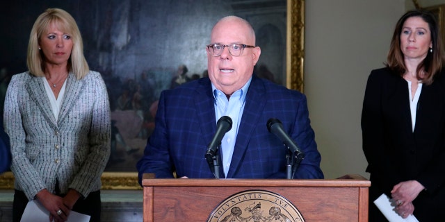 Maryland Gov. Larry Hogan the state has experienced a "tragic coronavirus outbreak" at the Pleasant View Nursing Home in Mount Airy, Md.