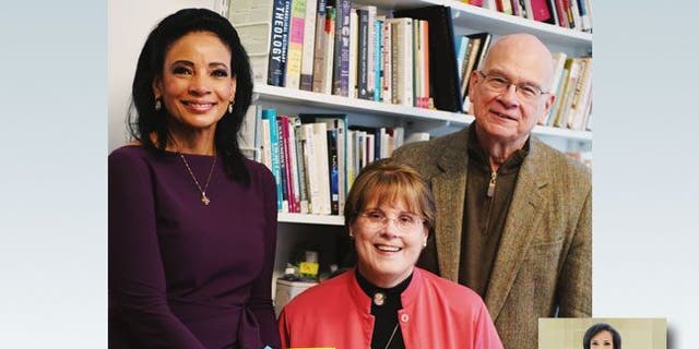 Lauren Green, Fox News chief religion correspondent, with Dr. Timothy Keller and his wife, Kathy.