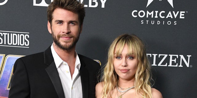 Miley Cyrus e Liam Hemsworth chegam à estreia mundial da Walt Disney Studios Motion Pictures "Avengers": Endgame"