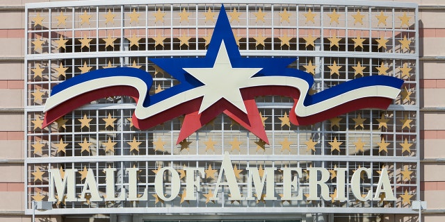 Bloomington, Minnesota, USA aa August 23, 2011: Mall of America sign above the south main visitor entry.
