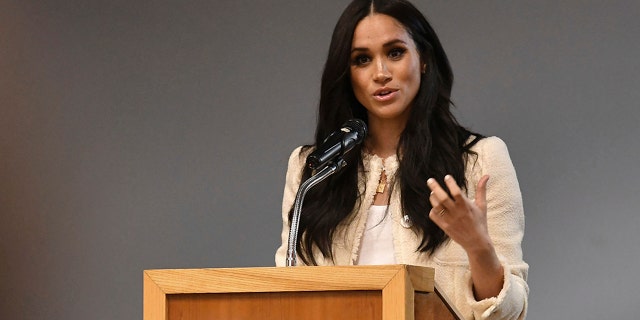 Britain's Meghan, Duchess of Sussex, wanted to raise awareness on paid parental leave.