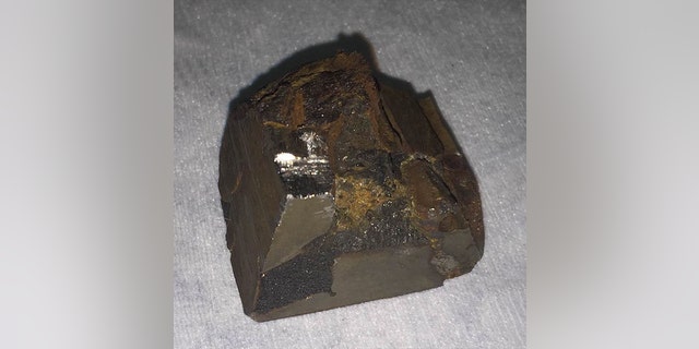 Superconductive grains were found in this piece of the Mundrabilla meteorite, which scientists say is the first identification of extraterrestrial superconductive grains.