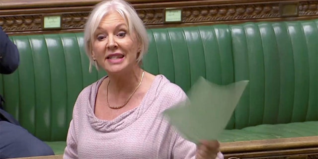 British Conservative MP Nadine Dorries, Reuters TV via REUTERS - RC11B0A0B2D0
