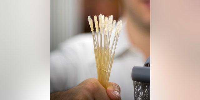3D-printed nasal swabs.