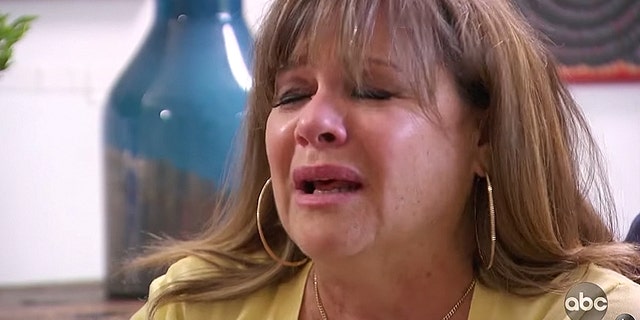 Peter Weber's mother broke down in tears while discussing his final two ladies.