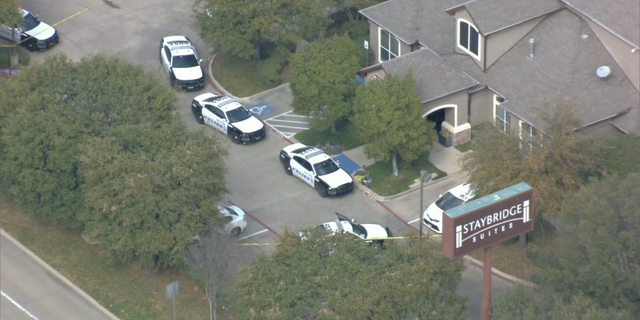 Police responded to the Staybridge Suites Dallas-Addison hotel Tuesday afternoon after staff heard a single gunshot from inside a room.
