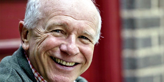 May 14, 2006: Tony Award winning playwright Terrence McNally in front of the Philadelphia Theater Company in Philadelphia. (AP Photo/H. Rumph Jr)