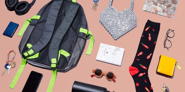 Items like these are often left behind by Uber riders.