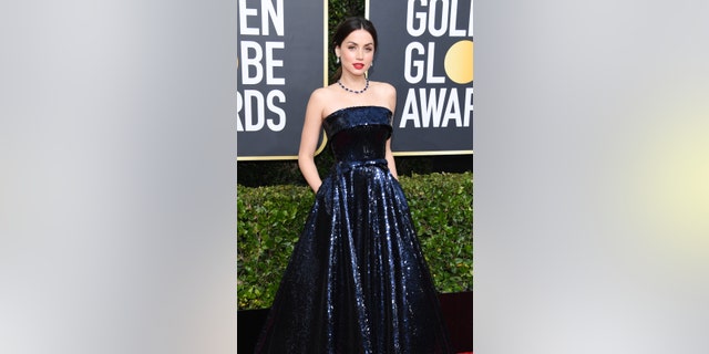 Ana de Armas attends the 77th Annual Golden Globe Awards at The Beverly Hilton Hotel on January 5.