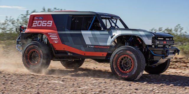 The Bronco R race truck is based on the upcoming model.