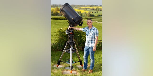 Astronomer Jamie Cooper. (Credit: SWNS)