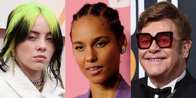 Billie Eilish, Alicia Keys and Elton John are part of “FOX Presents the IHeart Living Room Concert for America.”