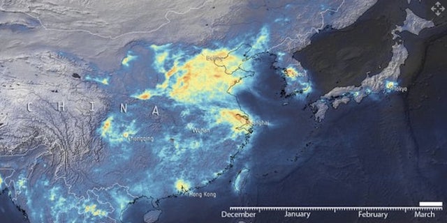 A view from space of how emissions are changing in response to coronavirus. A view from space of how emissions are changing in response to coronavirus.