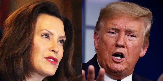 Trump fires back at Michigan's Whitmer, claims Dem governor 'doesn ...