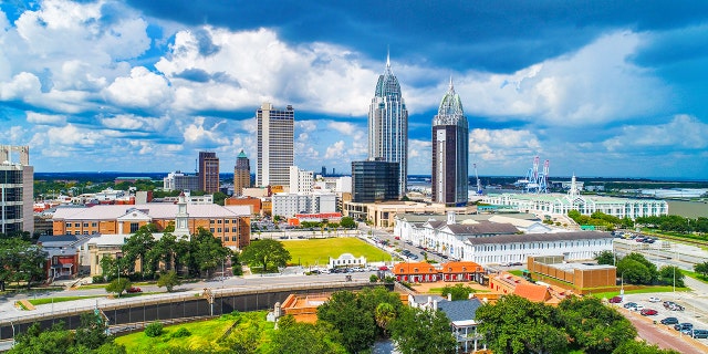 Mobile Alabama, sees on, average, 65.28 inches of precipitation each year, according to NOAA.