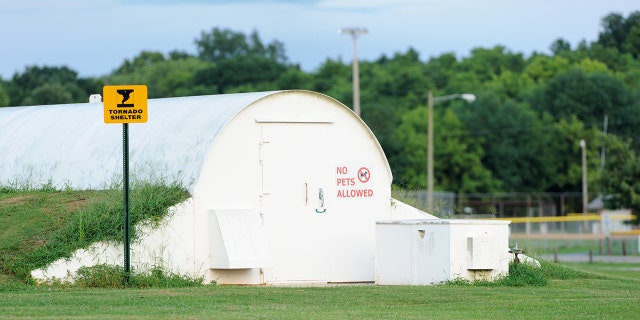 If you can't get to a safe room during a tornado, officials recommend going to the lowest level of a structure, such as a basement.