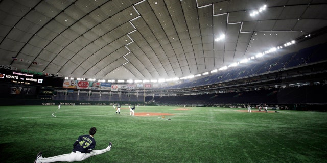 Japan's professional baseball league said Thursday it will play its 72 remaining preseason games in empty stadiums because of the threat of the spreading coronavirus.