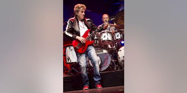 Bassist Ross Valory and drummer Steve Smith of the band Journey are seen at Prudential Center on June 15, 2018.