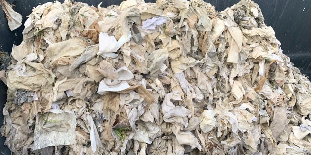 The Napa Sanitation District said Monday that a large mound of wet wipes had to be cleaned from a single screen at the district's pump station.