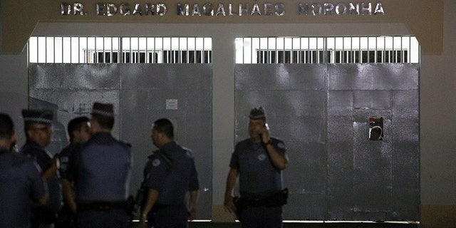 A view of the Dr. Edgar Magalhaes Noronha jail, where many inmates broke out the day before their day-release privileges were due to be suspended over the coronavirus disease (COVID-19) outbreak, in Tremembe, Sao Paulo state, Brazil, March 16, 2020.