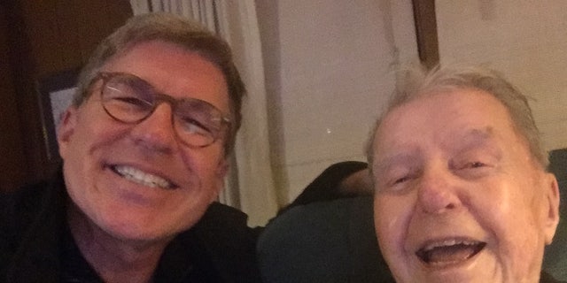 Greg Palkot and his father, Thanksgiving 2019
