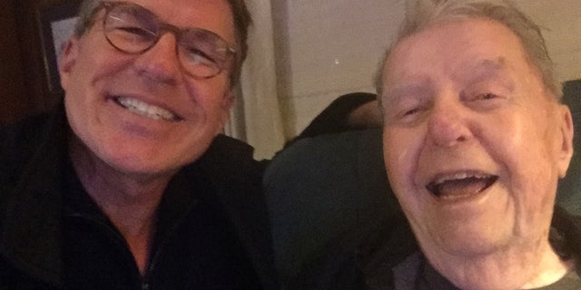 Greg Palkot and his father, Thanksgiving 2019