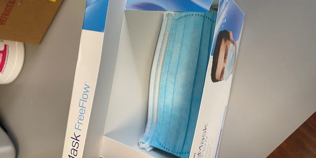 This is the last box of surgical masks in Dr. Purvi Parikh's Manhattan office.