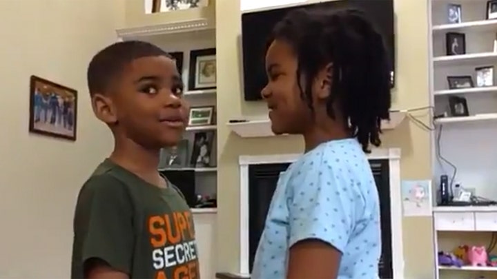 6-year-old girl teaches bible verse to her brother to ease his coronavirus fears