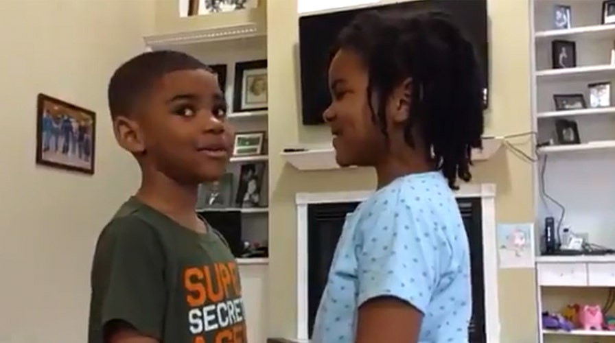 6-year-old girl teaches bible verse to her brother to ease his coronavirus fears