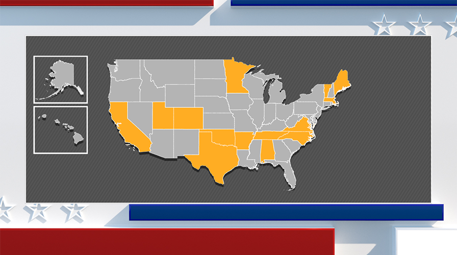 Which states vote on Super Tuesday?
