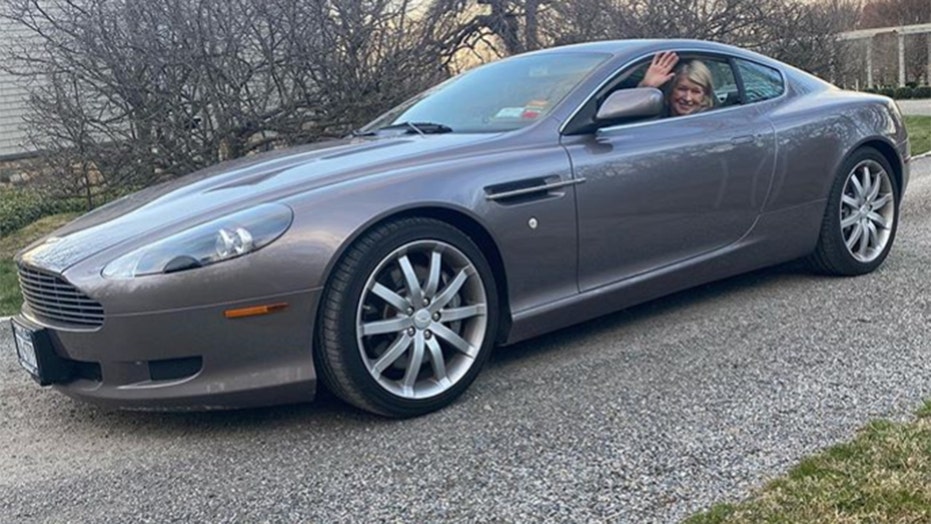 Martha Stewart delivered eggs in her Aston Martin during coronavirus