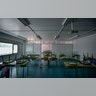 A classroom in an empty public school in the small Spanish Basque village of Labastida, northern Spain, Mar. 11, 2020.