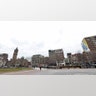Boston, Massachusetts: Copley Square and the Public Library appear almost empty on March 12, 2020. 