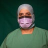 Adriano Rodriguez, 48, an ICU nurse at Rome's COVID 3 Spoke Casalpalocco Clinic, poses for a portrait during a break in his daily shift, in Rome, Italy, March 27, 2020.