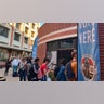Voters wait in line at a polling station at the University of Southern California. Some California voters waited in long lines because of technical glitches connecting to the statewide voter database or too many users trying to cast ballots at once. The secretary of state's office said election workers in 15 counties could not connect to the statewide voter registration database on Super Tuesday but that the issues have been resolved.