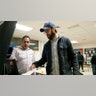 Dallas County election worker Maxx Nuez helps Democrat Jamie Wilson cast his ballot in the Super Tuesday primary at John H. Reagan Elementary School in the Oak Cliff section of Dallas.