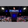Democratic presidential candidate Mike Bloomberg speaks during a campaign rally at the Palm Beach County Convention Center in West Palm Beach, Fla.
