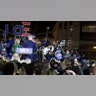 Demonstrators are removed from the stage as Joe Biden speaks at a primary election night campaign rally, in Los Angeles.