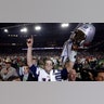 Tom Brady celebrates after the NFL Super Bowl XLIX football game against the Seattle Seahawks in Glendale, Ariz. Brady, the centerpiece of the New England Patriots’ championship dynasty over the past two decades, appears poised to leave the only football home he has ever had..
