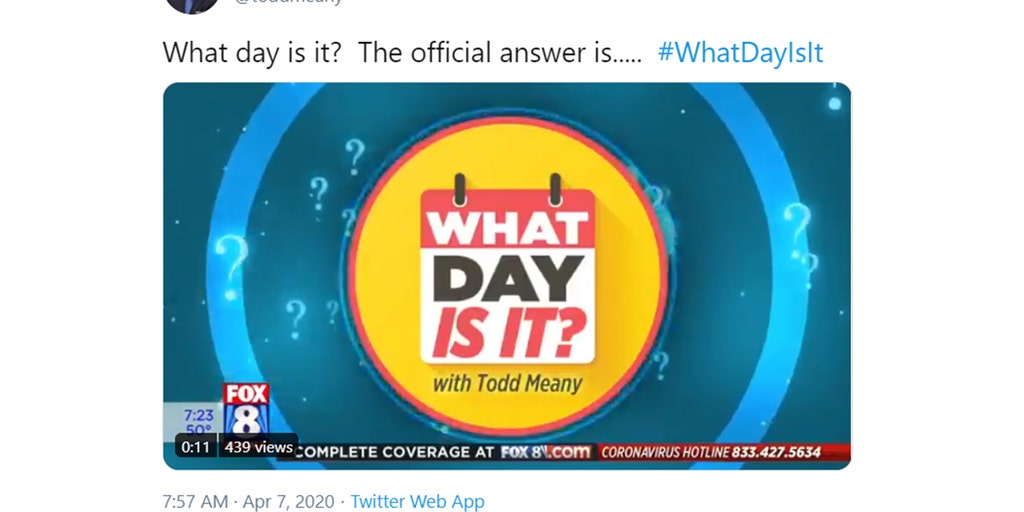 What Day Is It Fox Cleveland Affiliate Keeps Viewers In The Loop Amid Coronavirus Pandemic Fox News