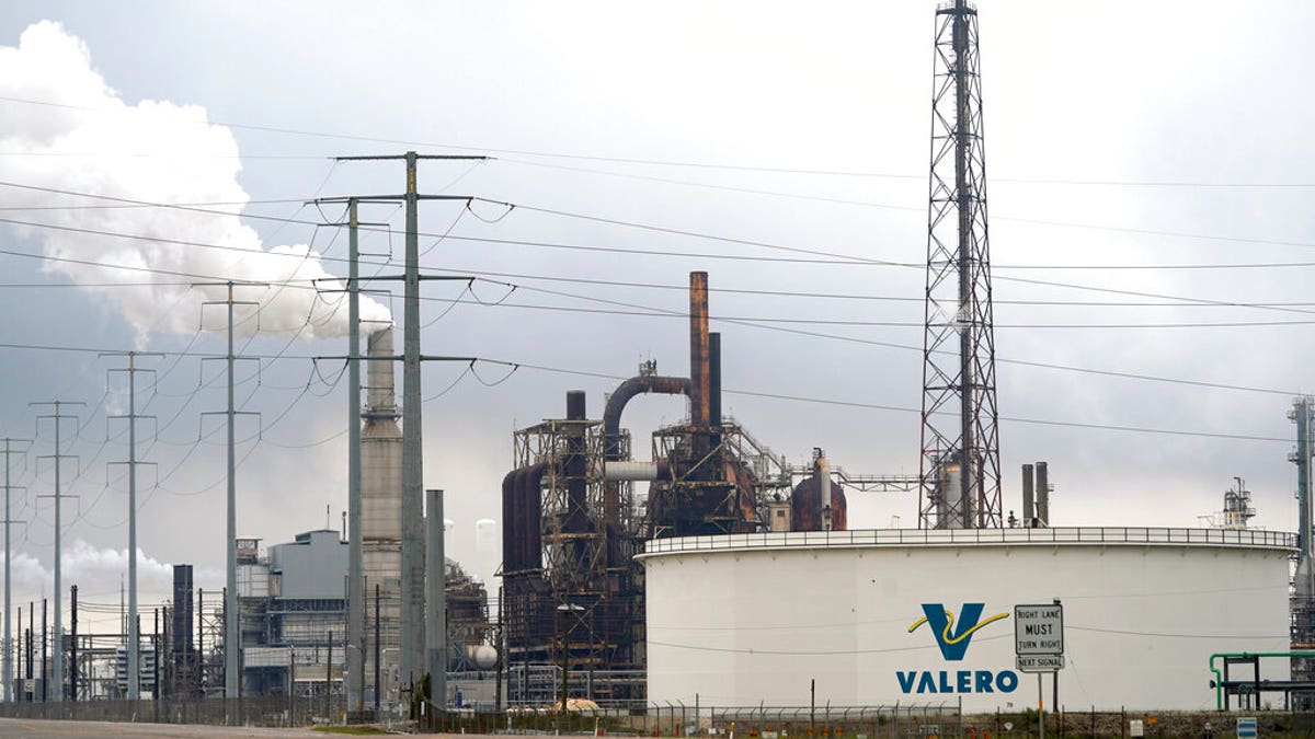 The Valero Port Arthur Refinery is shown Monday, March 23, 2020, in Port Arthur, Texas. The Texas Gulf Coast is the United States’ petrochemical corridor, with four of the country’s 10 biggest oil and gas refineries and thousands of chemical facilities. (AP Photo/David J. Phillip)