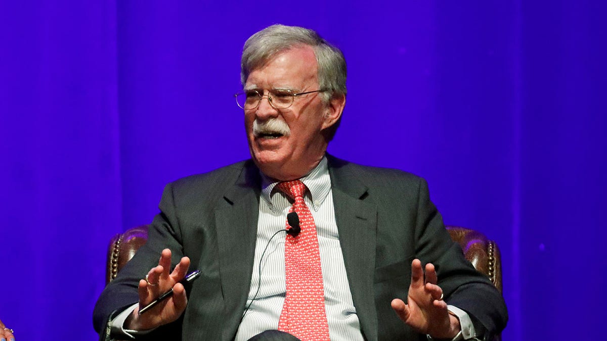 In this Wednesday, Feb. 19, 2020, file photo, former national security adviser John Bolton takes part in a discussion on global leadership at Vanderbilt University, in Nashville, Tenn. Bolton released a scathing memoir about his time in the Trump administration earlier this year.  (AP Photo/Mark Humphrey, File)