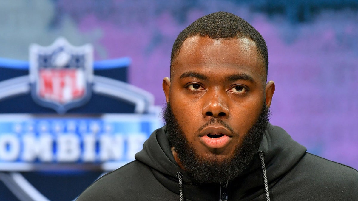 Andrew Thomas is among the top offensive linemen in the draft. (Photo by Alika Jenner/Getty Images)