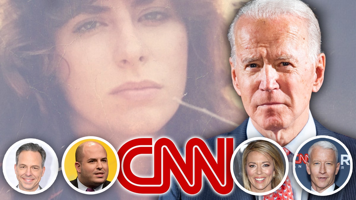 CNN personalities, pictured below, have avoided on-air reports about Tara Reade's sexual-assault claim against former Vice President Joe Biden, above.