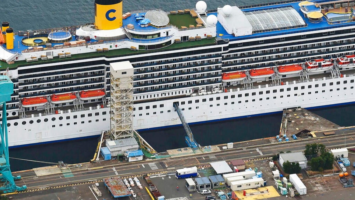 The Costa Atlantica, operated by Costa Cruises, is currently anchored at a port in Nagasaki. Crew have been quarantined to their rooms following an outbreak of COVID-19 that infected nearly 50 workers as of Thursday.