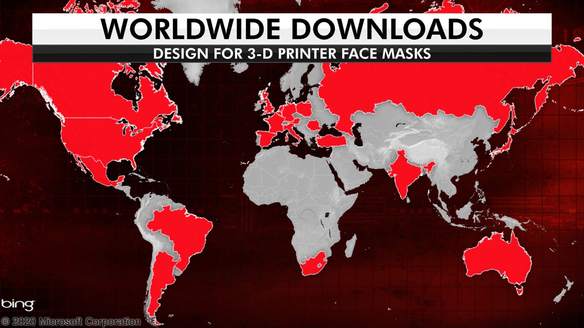 Rowan University's face mask designs have been downloaded more than 41,000 times in nearly 145 countries.